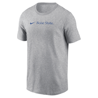 Image of BOISE STATE TEE BRONCOS STRAIGHT LINE DRIFIT COTTON NIKE -  darkheather